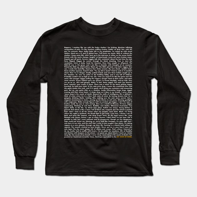 NY State of Mind Long Sleeve T-Shirt by Scum & Villainy
